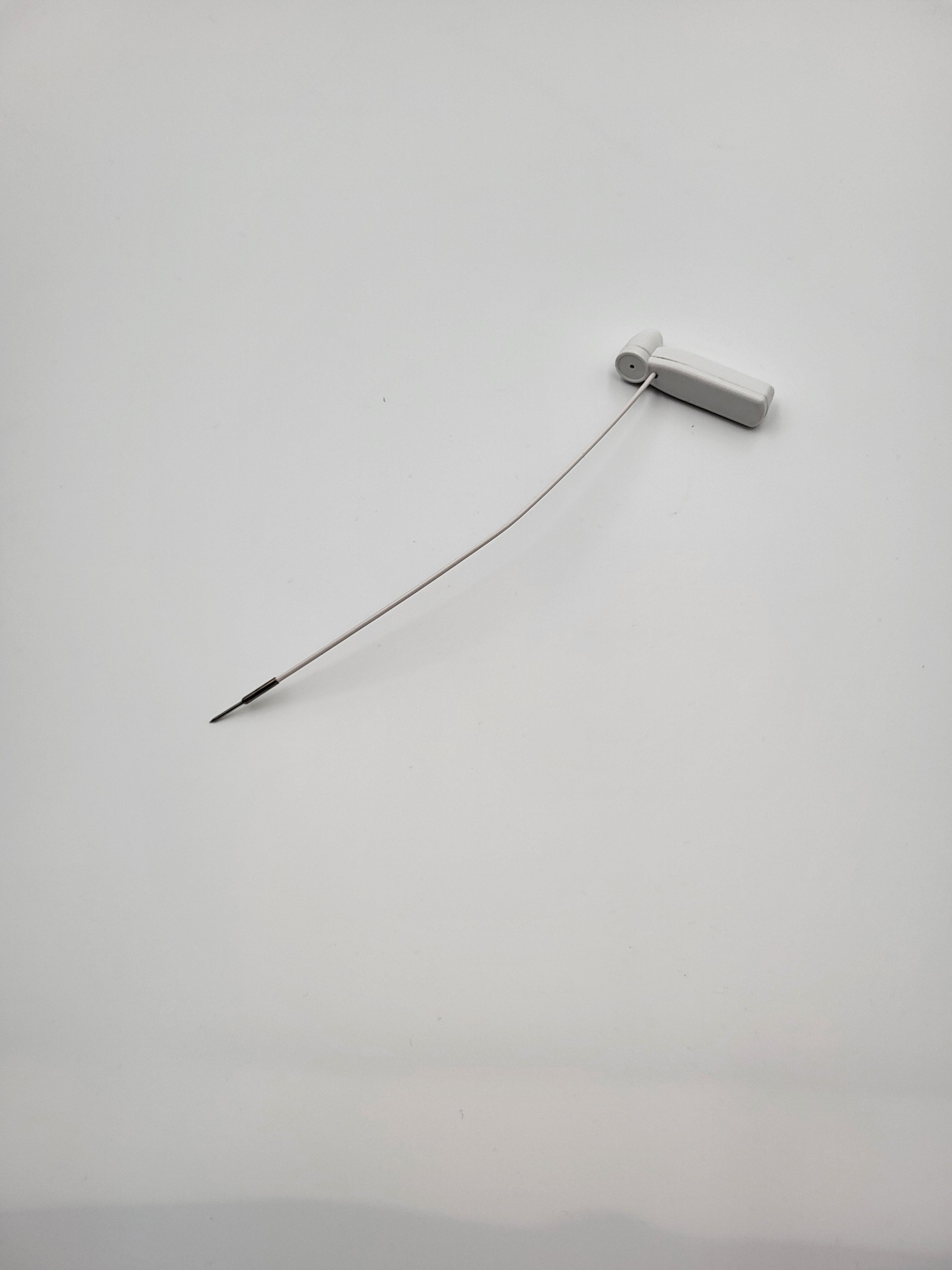 Pencil Tag RF med integreret wire 20 cm hvid
